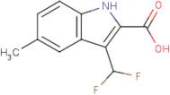 3-(Difluoromethyl)-5-methyl-1H-indole-2-carboxylic acid