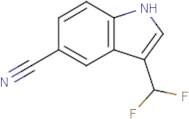 3-(Difluoromethyl)-1H-indole-5-carbonitrile