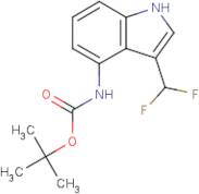 tert-Butyl N-[3-(difluoromethyl)-1H-indol-4-yl]carbamate