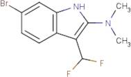 6-Bromo-3-(difluoromethyl)-N,N-dimethyl-1H-indol-2-amine