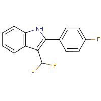 3-(Difluoromethyl)-2-(4-fluorophenyl)-1H-indole