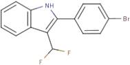 2-(4-Bromophenyl)-3-(difluoromethyl)-1H-indole