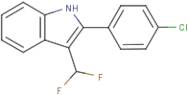 2-(4-Chlorophenyl)-3-(difluoromethyl)-1H-indole