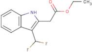 Ethyl 2-[3-(difluoromEthyl)-1H-indol-2-yl]acetate