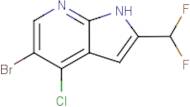 5-Bromo-4-chloro-2-(difluoromethyl)-1H-pyrrolo[2,3-b]pyridine