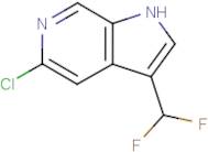 5-Chloro-3-(difluoromethyl)-1H-pyrrolo[2,3-c]pyridine