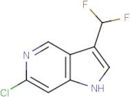 6-Chloro-3-(difluoromethyl)-1H-pyrrolo[3,2-c]pyridine