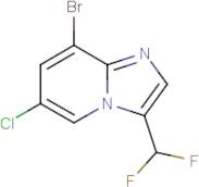 8-Bromo-6-chloro-3-(difluoromethyl)imidazo[1,2-a]pyridine