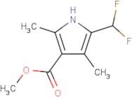 Methyl 5-(difluoromethyl)-2,4-dimethyl-1H-pyrrole-3-carboxylate