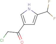 2-Chloro-1-[5-(difluoromethyl)-1H-pyrrol-3-yl]ethanone