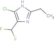 5-Chloro-4-(difluoromethyl)-2-ethyl-1H-imidazole