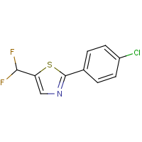 2-(4-Chlorophenyl)-5-(difluoromethyl)thiazole