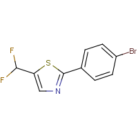 2-(4-Bromophenyl)-5-(difluoromethyl)thiazole