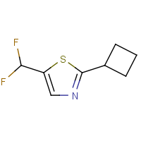 2-cyclobutyl-5-(difluoromethyl)thiazole