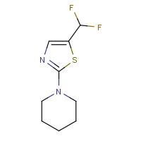 5-(Difluoromethyl)-2-(1-piperidyl)thiazole