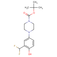 tert-Butyl 4-[3-(difluoromethyl)-4-hydroxy-phenyl]piperazine-1-carboxylate