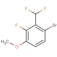 1-Bromo-2-(difluoromethyl)-3-fluoro-4-methoxybenzene