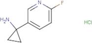 1-(6-Fluoro-3-pyridyl)cyclopropanamine hydrochloride