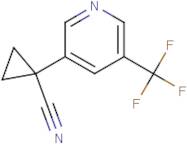 1-[5-(Trifluoromethyl)-3-pyridyl]cyclopropanecarbonitrile