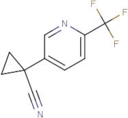 1-[6-(Trifluoromethyl)-3-pyridyl]cyclopropanecarbonitrile