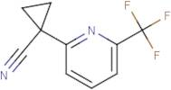 1-[6-(Trifluoromethyl)-2-pyridyl]cyclopropanecarbonitrile