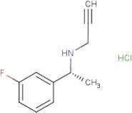 N-[(1R)-1-(3-Fluorophenyl)ethyl]prop-2-yn-1-amine hydrochloride