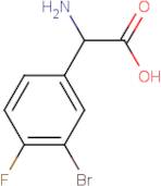 2-Amino-2-(3-bromo-4-fluoro-phenyl)acetic acid