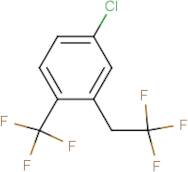 4-Chloro-2-(2,2,2-trifluoroethyl)-1-(trifluoromethyl)benzene