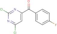 (2,6-Dichloropyrimidin-4-yl)-(4-fluorophenyl)methanone