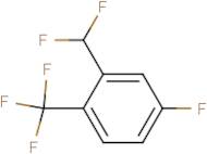 2-(Difluoromethyl)-4-fluoro-1-(trifluoromethyl)benzene