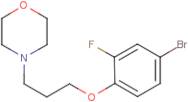 4-[3-(4-Bromo-2-fluoro-phenoxy)propyl]morpholine