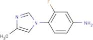 3-Fluoro-4-(4-methyl-1H-imidazol-1-yl)benzenamine