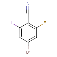 4-Bromo-2-fluoro-6-iodobenzonitrile