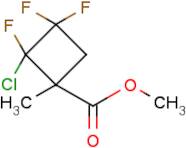 Methyl 2-chloro-2,3,3-trifluoro-1-(methyl)cyclobutane carboxylate