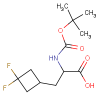 2-(tert-Butoxycarbonylamino)-3-(3,3-difluorocyclobutyl)propanoic acid