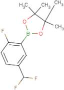 2-(5-(Difluoromethyl)-2-fluorophenyl)-4,4,5,5-tetramethyl-1,3,2-dioxaborolane