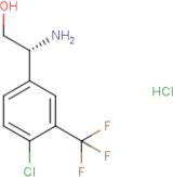 (2R)-2-Amino-2-[4-chloro-3-(trifluoromethyl)phenyl]ethanol hydrochloride