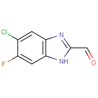 5-Chloro-6-fluoro-1H-1,3-benzodiazole-2-carbaldehyde