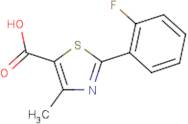 2-(2-Fluorophenyl)-4-methyl-1,3-thiazole-5-carboxylic acid