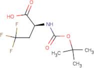 (2S)-2-Amino-4,4,4-trifluorobutanoic acid, N-BOC protected