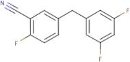 5-(3,5-Difluorobenzyl)-2-fluorobenzonitrile