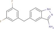 5-[(3,5-Difluorophenyl)methyl]-1H-indazol-3-amine