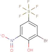 3-Bromo-4-hydroxy-5-nitrophenylsulphur pentafluoride