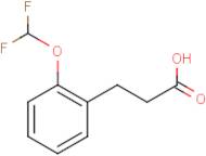 3-[2-(Difluoromethoxy)phenyl]propionic acid