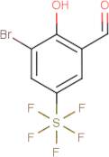 3-Bromo-2-hydroxy-5-(pentafluorothio)benzaldehyde