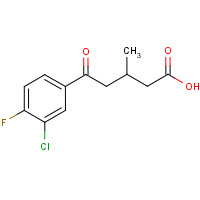 5-(3-Chloro-4-fluorophenyl)-3-methyl-5-oxovaleric acid