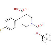 1-Boc-4-(4-fluorophenyl)-4-carboxypiperidine