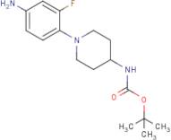 3-Fluoro-4-[4-(Boc-amino)piperidino]aniline