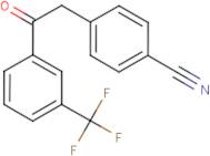 4-{2-Oxo-2-[3-(trifluoromethyl)phenyl]ethyl}benzonitrile