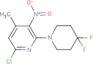 6-Chloro-2-(4,4-difluoropiperidin-1-yl)-4-methyl-3-nitropyridine